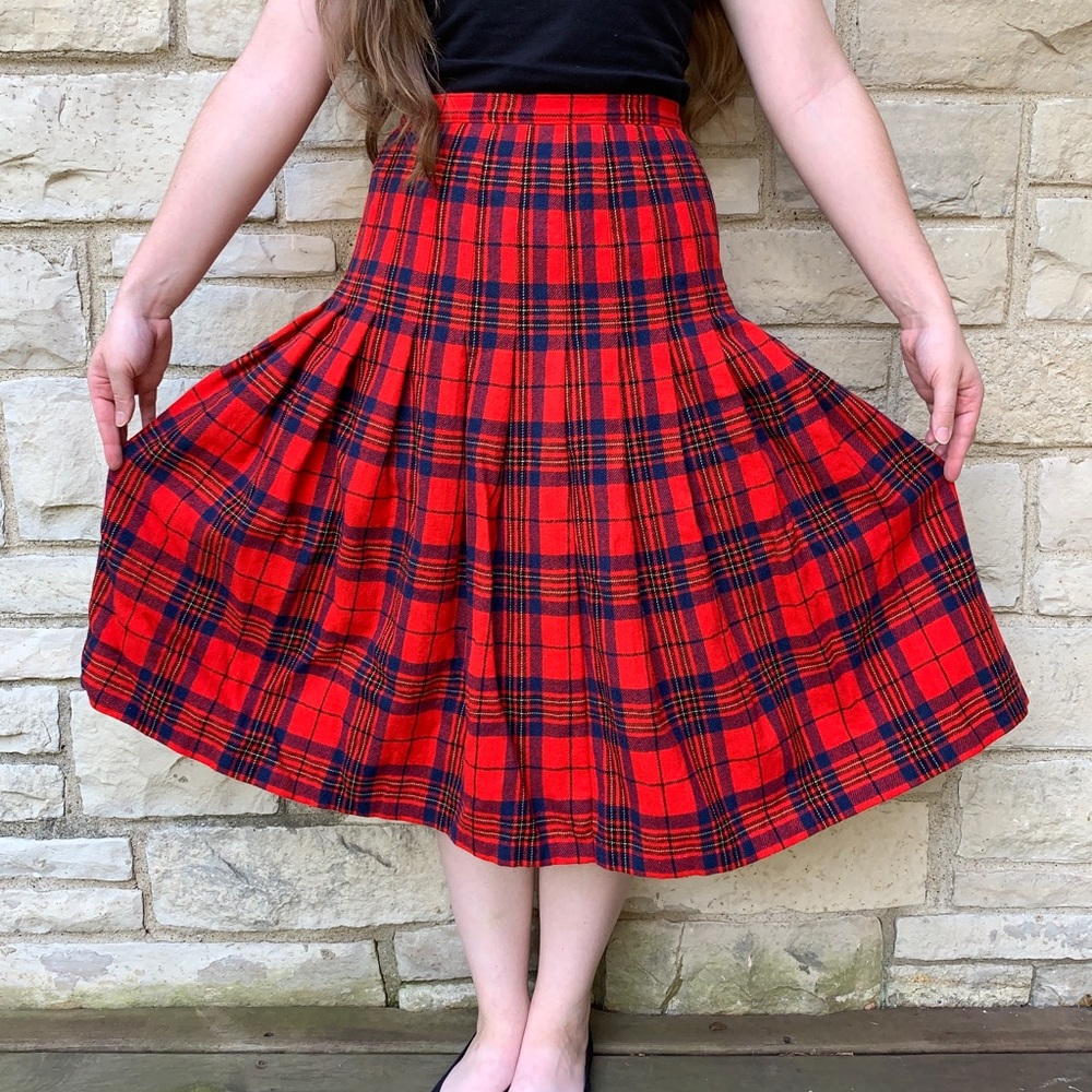 Vintage Pendleton Leslie Tartan Skirt